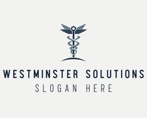 Caduceus Healthcare Clinic logo design