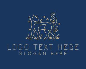 Exclusive - Golden Cat Luxury logo design