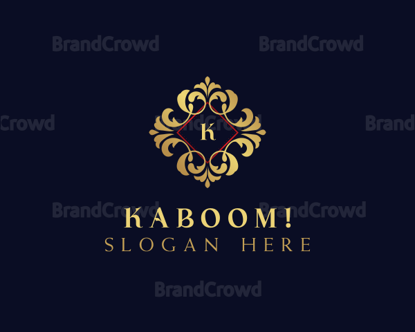 Luxury Victorian Floral Logo