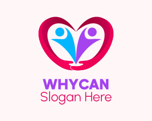 Helping Hand - Family Heart Charity logo design