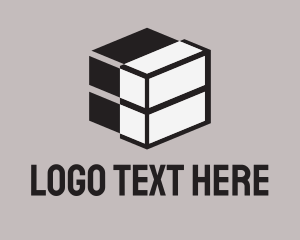 Dice - Black Generic Cube logo design