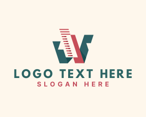 Author - Publishing Studio Letter W logo design