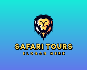 Wild Lion Safari logo design