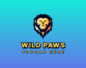 Wild Lion Safari logo design