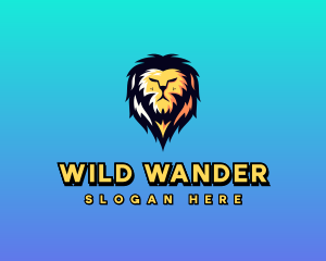 Wild Lion Safari logo design