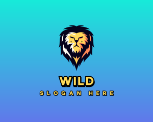 Wild Lion Safari logo design