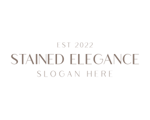 Simple Elegant Wordmark logo design