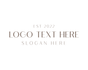 Modern - Simple Elegant Wordmark logo design