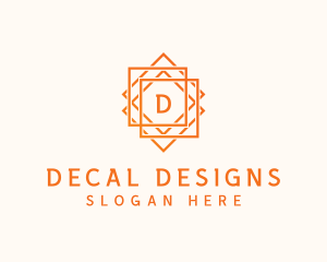 Geometric Tile Flooring logo design