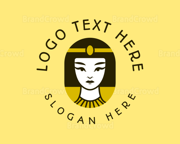 Egyptian Queen Goddess Logo