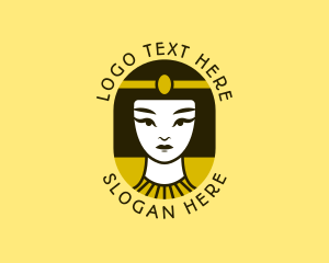 Egyptian Queen Goddess Logo