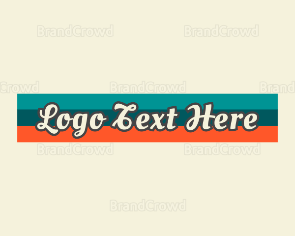 Bright Retro Business Logo