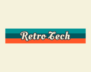 Bright Retro Business logo design