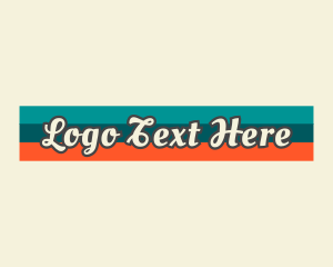 Wordmark - Bright Retro Business logo design