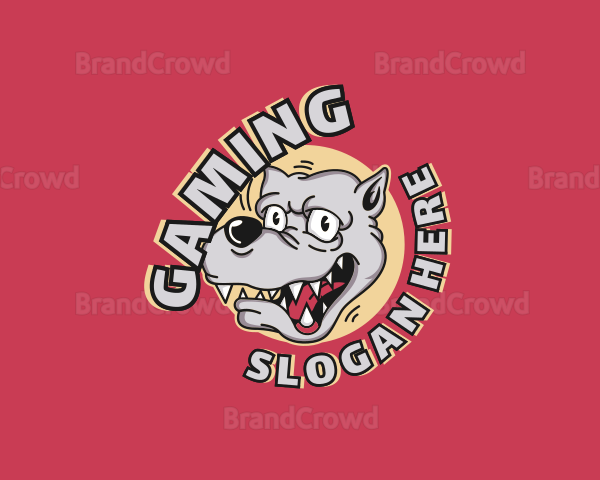 Esports Gamer Bulldog Logo