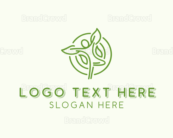 Leaf Yoga Meditation Logo