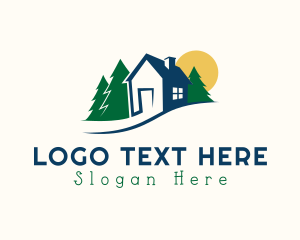 Home Lease - House Rural Realty logo design