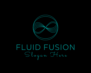 Infinite Wave Loop logo design