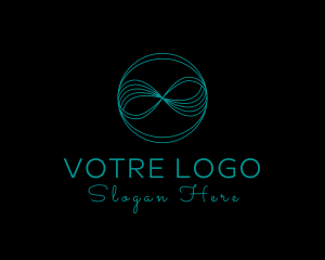 Surf - Infinite Wave Loop logo design