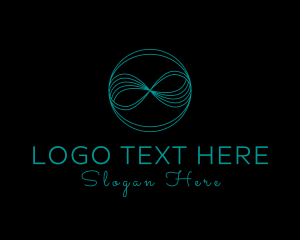 Liquid - Infinite Wave Loop logo design