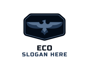 Cyber Eagle Badge Logo