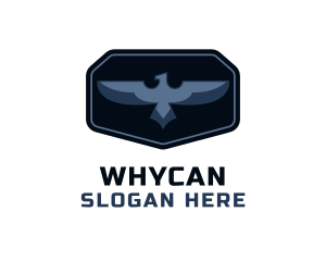 Cyber Eagle Badge Logo