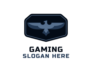 Cyber Eagle Badge logo design