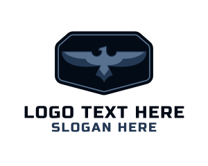 Cyber Eagle Badge Logo