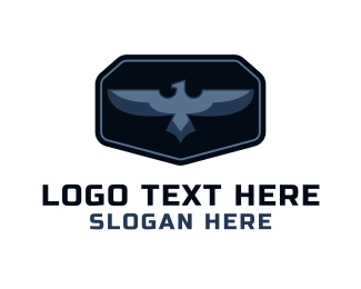 Esport Eagle Badge Logo