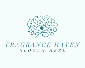 Flower Ornament Beauty Salon logo design