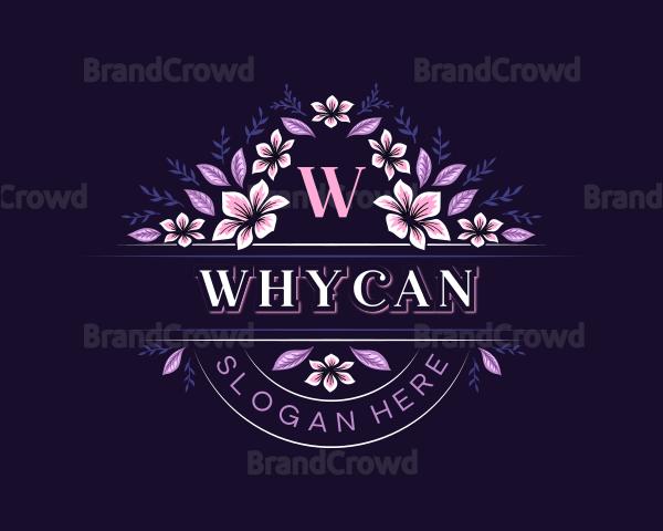 Flower Wedding Event Logo
