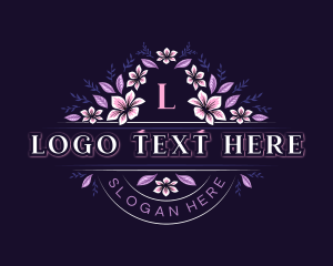 Organic - Flower Wedding Event logo design