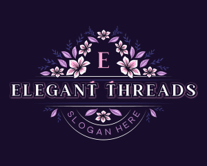 Flower Wedding Event logo design