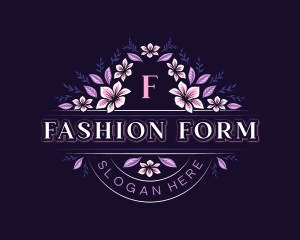 Flower Wedding Event logo design