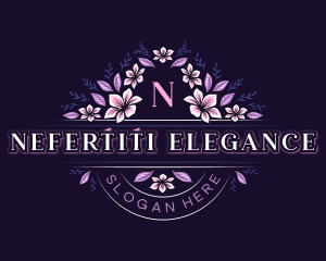 Flower Wedding Event logo design