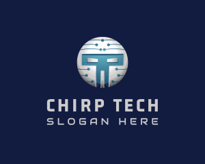 Cyber Tech Robot logo design