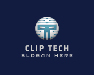 Cyber Tech Robot logo design