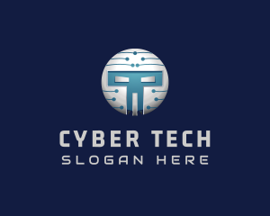 Cyber - Cyber Tech Robot logo design