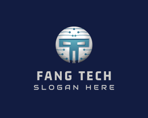 Cyber Tech Robot logo design