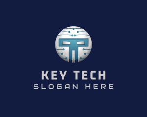 Cyber Tech Robot logo design