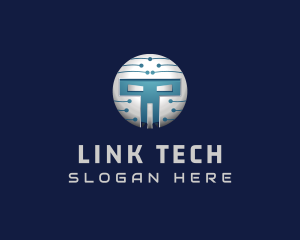 Cyber Tech Robot logo design