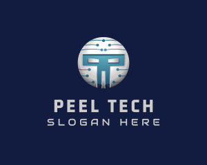 Cyber Tech Robot logo design