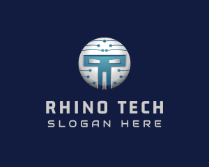 Cyber Tech Robot logo design