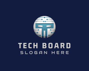 Cyber Tech Robot logo design