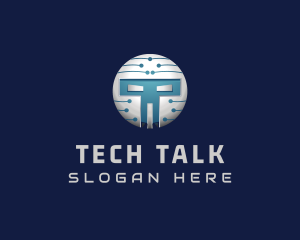Cyber Tech Robot logo design