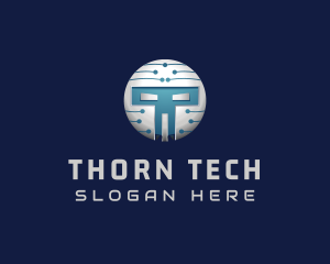 Cyber Tech Robot logo design