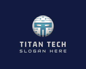 Cyber Tech Robot logo design