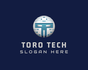 Cyber Tech Robot logo design