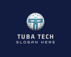 Cyber Tech Robot logo design