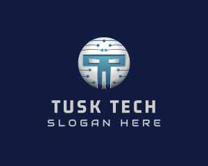 Cyber Tech Robot logo design